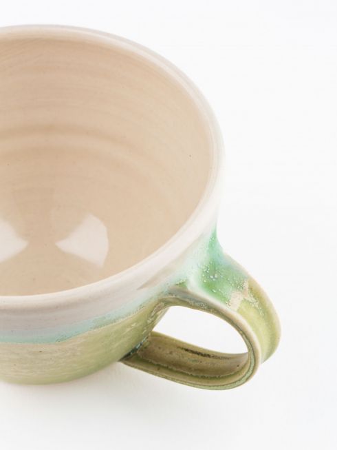 Kaffekopp grønn