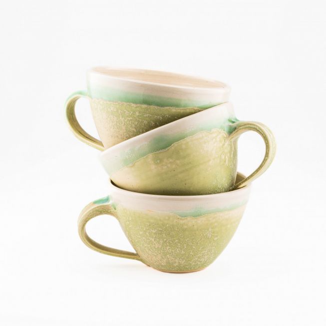 Kaffekopp grønn
